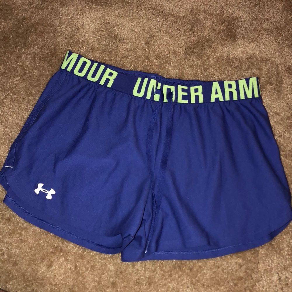 UA play it up shorts